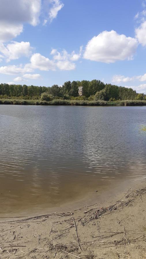 Borostyan Vendeghaz Apartment Tiszaug Bagian luar foto